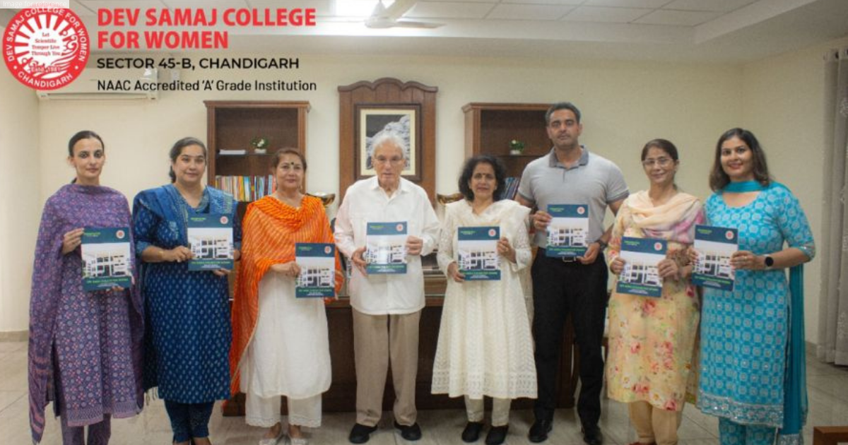 Dev Samaj College for Women Chandigarh launched Institution Prospectus for Academic Year 2022-23c